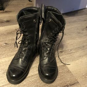 Rocky Side Zipper Jump Boots 2090